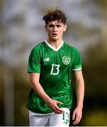 17 October 2019; Kevin Zefi of Republic of Ireland during the Under-15 UEFA Development Tournament match between Republic of Ireland and Latvia at Solar 21 Park, Castlebar, Mayo. Photo by Eóin Noonan/Sportsfile