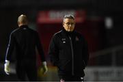 18 October 2019; Dundalk first team coach John Gill before the SSE Airtricity League Premier Division match between Cork City and Dundalk at Turners Cross in Cork. Photo by Piaras Ó Mídheach/Sportsfile