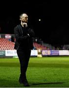 18 October 2019; St Patrick's Athletic manager Stephen O'Donnell during the SSE Airtricity League Premier Division match between St Patrick's Athletic and Bohemians at Richmond Park in Dublin. Photo by Harry Murphy/Sportsfile