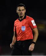 18 October 2019; Referee Rob Hennessy during the SSE Airtricity League Premier Division match between Cork City and Dundalk at Turners Cross in Cork. Photo by Piaras Ó Mídheach/Sportsfile