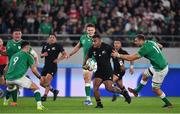 19 October 2019; Sevu Reece of New Zealand breaks away from Tadhg Beirne of Ireland during the 2019 Rugby World Cup Quarter-Final match between New Zealand and Ireland at the Tokyo Stadium in Chofu, Japan. Photo by Brendan Moran/Sportsfile