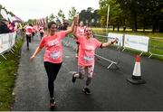 19 October 2019; Karen Waters and Fionna Sweeney during the Great Pink Run with Glanbia, which took place in Dublin’s Phoenix Park on Saturday, October 19th 2019. Over 10,000 men, women and children took part in both the 10K challenge and the 5K fun run across three locations, raising over €600,000 to support Breast Cancer Ireland’s pioneering research and awareness programmes. The Kilkenny Great Pink Run will take place on Sunday, 20th and the inaugural Chicago run took place on October, 5th in Diversey Harbor. For more information go to www.breastcancerireland.com. Photo by Eóin Noonan/Sportsfile