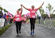19 October 2019; Sarah McLoughlin and Lydia Blake during the Great Pink Run with Glanbia, which took place in Dublin’s Phoenix Park on Saturday, October 19th 2019. Over 10,000 men, women and children took part in both the 10K challenge and the 5K fun run across three locations, raising over €600,000 to support Breast Cancer Ireland’s pioneering research and awareness programmes. The Kilkenny Great Pink Run will take place on Sunday, 20th and the inaugural Chicago run took place on October, 5th in Diversey Harbor. For more information go to www.breastcancerireland.com. Photo by Eóin Noonan/Sportsfile