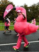 19 October 2019; Participant Derek Fitzsimons from Navan, Co. Meath, during the Great Pink Run with Glanbia, which took place in Dublin’s Phoenix Park on Saturday, October 19th 2019. Over 10,000 men, women and children took part in both the 10K challenge and the 5K fun run across three locations, raising over €600,000 to support Breast Cancer Ireland’s pioneering research and awareness programmes. The Kilkenny Great Pink Run will take place on Sunday, 20th and the inaugural Chicago run took place on October, 5th in Diversey Harbor. For more information go to www.breastcancerireland.com. Photo by Sam Barnes/Sportsfile