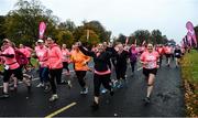19 October 2019; Participants during the Great Pink Run with Glanbia, which took place in Dublin’s Phoenix Park on Saturday, October 19th 2019. Over 10,000 men, women and children took part in both the 10K challenge and the 5K fun run across three locations, raising over €600,000 to support Breast Cancer Ireland’s pioneering research and awareness programmes. The Kilkenny Great Pink Run will take place on Sunday, 20th and the inaugural Chicago run took place on October, 5th in Diversey Harbor. For more information go to www.breastcancerireland.com. Photo by Eóin Noonan/Sportsfile
