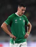 19 October 2019; Jonathan Sexton of Ireland dejected during the 2019 Rugby World Cup Quarter-Final match between New Zealand and Ireland at the Tokyo Stadium in Chofu, Japan. Photo by Ramsey Cardy/Sportsfile
