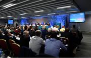 19 October 2019; A general view of the room as the result of Motion 2 is shown at the GAA Special Congress at Páirc Uí Chaoimh in Cork. Photo by Piaras Ó Mídheach/Sportsfile