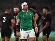19 October 2019; A dejected Rory Best of Ireland during the 2019 Rugby World Cup Quarter-Final match between New Zealand and Ireland at the Tokyo Stadium in Chofu, Japan. Photo by Ramsey Cardy/Sportsfile