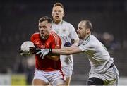 19 October 2019; Alan Plunkett of Ballintubber in action against Owen Jordan of Ballaghaderreen during the Mayo County Senior Club Football Championship Final match between Ballaghaderreen and Ballintubber at Elvery's MacHale Park in Castlebar, Mayo. Photo by Harry Murphy/Sportsfile