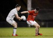 19 October 2019; Andy Moran of Ballaghaderreen in action against Damien Coleman of Ballintubber during the Mayo County Senior Club Football Championship Final match between Ballaghaderreen and Ballintubber at Elvery's MacHale Park in Castlebar, Mayo. Photo by Harry Murphy/Sportsfile