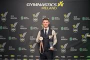 19 October 2019; Rhys McClenaghan in attendance at the 2019 Gymnastics Ireland National Awards in partnership with Marsh Ireland, where he was named the Gymnast of the Year. Only last weekend McClenaghan made history by securing Irelands first podium finish at a World Gymnastics Championships by hitting bronze on pommel in Stuttgart in an historic day for Ireland. The night saw an array of gymnastic stars, VIPs and over 200 guests celebrating another huge year for the sport at the Radisson Blu, Golden Lane in Dublin.  Photo by Noel Perena / Gymnastics Ireland via Sportsfile