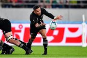 19 October 2019; Aaron Smith of New Zealand during the 2019 Rugby World Cup Quarter-Final match between New Zealand and Ireland at the Tokyo Stadium in Chofu, Japan. Photo by Brendan Moran/Sportsfile