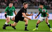 19 October 2019; Jack Goodhue of New Zealand in action against Cian Healy and Conor Murray of Ireland during the 2019 Rugby World Cup Quarter-Final match between New Zealand and Ireland at the Tokyo Stadium in Chofu, Japan. Photo by Brendan Moran/Sportsfile