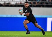 19 October 2019; Sevu Reece of New Zealand during the 2019 Rugby World Cup Quarter-Final match between New Zealand and Ireland at the Tokyo Stadium in Chofu, Japan. Photo by Brendan Moran/Sportsfile
