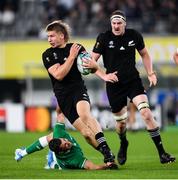 19 October 2019; Jack Goodhue of New Zealand during the 2019 Rugby World Cup Quarter-Final match between New Zealand and Ireland at the Tokyo Stadium in Chofu, Japan. Photo by Ramsey Cardy/Sportsfile