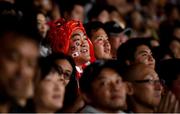 20 October 2019; Japan supporters during the 2019 Rugby World Cup Quarter-Final match between Japan and South Africa at the Tokyo Stadium in Chofu, Japan. Photo by Ramsey Cardy/Sportsfile