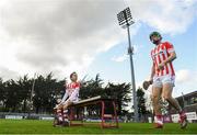 20 October 2019; Seamus Harnedy of Imokilly joins team mascot Jamie Cashman, age 8, for the team picture prior to the Cork County Senior Club Hurling Championship Final match between Glen Rovers and Imokilly at Pairc Ui Rinn in Cork. Photo by Eóin Noonan/Sportsfile