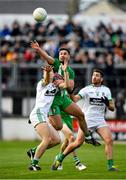 20 October 2019; Ben McCormack of Sarsfields in action against Mark Dempsey of Moorefield during the Kildare County Senior Club Football Championship Final match between Moorefield and Sarsfields at St Conleth's Park in Newbridge, Kildare. Photo by Seb Daly/Sportsfile