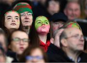 20 October 2019; Birr fans look on during the Offaly County Senior Club Hurling Championship Final match between Birr and St Rynaghs at O'Connor Park in Tullamore, Offaly. Photo by Harry Murphy/Sportsfile