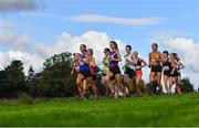 20 October 2019; Abbie Donnelly of England, centre, purple singlet, on her way to winning the Senior Women 6000m XC event during the SPAR Autumn Open International Cross Country Festival at the National Sports Campus Abbotstown in Dublin. Photo by Sam Barnes/Sportsfile