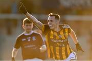 20 October 2019; Colin O'Connor of Crossmaglen Rangers celebrates after scoring his side's first goal during the Armagh County Senior Club Football Championship Final match between Ballymacnab and Crossmaglen Rangers at the Athletic Grounds, Armagh. Photo by Ben McShane/Sportsfile