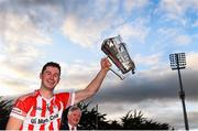 20 October 2019; Seamus Harnedy of Imokilly lifting the cup following the Cork County Senior Club Hurling Championship Final match between Glen Rovers and Imokilly at Pairc Ui Rinn in Cork. Photo by Eóin Noonan/Sportsfile