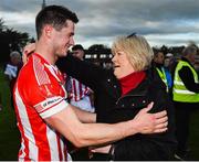 20 October 2019; Seamus Harnedy of Imokilly with his mother Cathy following the Cork County Senior Club Hurling Championship Final match between Glen Rovers and Imokilly at Pairc Ui Rinn in Cork. Photo by Eóin Noonan/Sportsfile