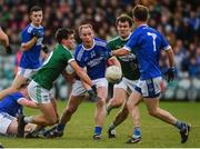 20 October 2019; Anthony Thompson of Naomh Conaill in action against Ciaran Gillespie and Eamonn McGee of Gaoth Dobhair during the Donegal County Senior Club Football Championship Final match between Gaoth Dobhair and Naomh Conaill at Mac Cumhaill Park in Ballybofey, Donegal. Photo by Oliver McVeigh/Sportsfile