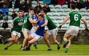 20 October 2019; Charles McGuinness of Naomh Conaill in action against Ciaran Gillespie and Eamonn McGee of Gaoth Dobhair during the Donegal County Senior Club Football Championship Final match between Gaoth Dobhair and Naomh Conaill at Mac Cumhaill Park in Ballybofey, Donegal. Photo by Oliver McVeigh/Sportsfile