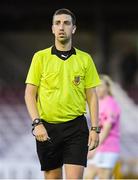 19 October 2019; Referee Bartley Folan during the Só Hotels Women’s National League Under-17 League Final match between Galway WFC and Wexford Youths at Eamonn Deacy Park in Galway. Photo by Matt Browne/Sportsfile