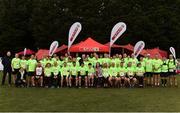 20 October 2019; Team SPAR ahead of the SPAR Cross Country Xperience at the National Sports Campus Abbotstown in Dublin. Photo by Sam Barnes/Sportsfile