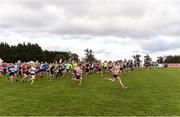 20 October 2019; A general view of the start of the SPAR Cross Country Xperience at the National Sports Campus Abbotstown in Dublin. Photo by Sam Barnes/Sportsfile