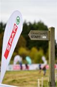 20 October 2019;  Signage and branding during the SPAR Cross Country Xperience at the National Sports Campus Abbotstown in Dublin. Photo by Sam Barnes/Sportsfile
