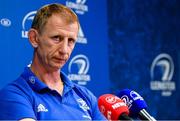 21 October 2019; Leinster head coach Leo Cullen during a Leinster Rugby Press Conference at Leinster Rugby Headquarters in UCD, Dublin. Photo by Harry Murphy/Sportsfile