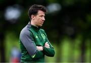 21 October 2019; Republic of Ireland coach Sean St Ledger before the Under-15 UEFA Development Tournament match between Republic of Ireland and Luxembourg at Ballina Town FC in Mayo. Photo by Piaras Ó Mídheach/Sportsfile