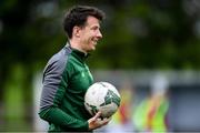 21 October 2019; Republic of Ireland coach Sean St Ledger before the Under-15 UEFA Development Tournament match between Republic of Ireland and Luxembourg at Ballina Town FC in Mayo. Photo by Piaras Ó Mídheach/Sportsfile