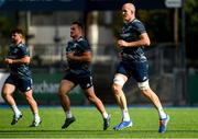 21 October 2019; Devin Toner, right, during a Leinster Rugby Squad Training session at Energia Park in Donnybrook, Dublin. Photo by Harry Murphy/Sportsfile