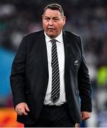 19 October 2019; New Zealand head coach Steve Hansen prior to the 2019 Rugby World Cup Quarter-Final match between New Zealand and Ireland at the Tokyo Stadium in Chofu, Japan. Photo by Brendan Moran/Sportsfile