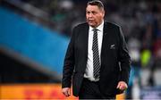 19 October 2019; New Zealand head coach Steve Hansen prior to the 2019 Rugby World Cup Quarter-Final match between New Zealand and Ireland at the Tokyo Stadium in Chofu, Japan. Photo by Brendan Moran/Sportsfile