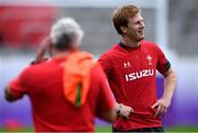 22 October 2019; Rhys Patchell during Wales rugby squad training at the Prince Chichibu Memorial Rugby Ground in Tokyo, Japan. Photo by Ramsey Cardy/Sportsfile