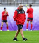 22 October 2019; Head coach Warren Gatland during Wales rugby squad training at the Prince Chichibu Memorial Rugby Ground in Tokyo, Japan. Photo by Ramsey Cardy/Sportsfile