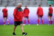 22 October 2019; Head coach Warren Gatland during Wales rugby squad training at the Prince Chichibu Memorial Rugby Ground in Tokyo, Japan. Photo by Ramsey Cardy/Sportsfile