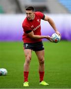 22 October 2019; Josh Adams during Wales rugby squad training at the Prince Chichibu Memorial Rugby Ground in Tokyo, Japan. Photo by Ramsey Cardy/Sportsfile