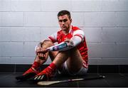 22 October 2019; Cuala and Dublin senior hurler Sean Moran poses for a portrait at the launch of the AIB Camogie and Club Championships. This is AIB’s 29th year sponsoring the AIB GAA Football, Hurling and their 7th year sponsoring the Camogie Club Championships. For exclusive content and behind the scenes action throughout the AIB GAA & Camogie Club Championships follow AIB GAA on Facebook, Twitter, Instagram, and Snapchat. Photo by Eóin Noonan/Sportsfile