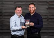 23 October 2019; Author of The Cross Roads Neal Horgan and FAI President Donal Conway during The Cross Roads Book Launch at the FAI Offices, National Sports Campus in Abbotstown, Dublin. Photo by Harry Murphy/Sportsfile