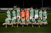 23 October 2019; The Bray Wanderers team prior to the SSE Airtricity U13 League Final between Bray Wanderers and St Patrick's Athletic at Carlisle Grounds in Bray, Co Wicklow. Photo by Stephen McCarthy/Sportsfile
