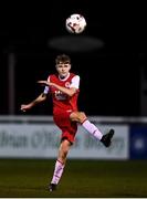 23 October 2019; Luke Kehir of St Patrick's Athletic during the SSE Airtricity U13 League Final between Bray Wanderers and St Patrick's Athletic at Carlisle Grounds in Bray, Co Wicklow. Photo by Stephen McCarthy/Sportsfile