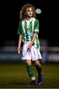 23 October 2019; Roy Lawlor of Bray Wanderers during the SSE Airtricity U13 League Final between Bray Wanderers and St Patrick's Athletic at Carlisle Grounds in Bray, Co Wicklow. Photo by Stephen McCarthy/Sportsfile