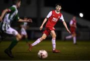 23 October 2019; Caighlum Barry Mulvey of St Patrick's Athletic during the SSE Airtricity U13 League Final between Bray Wanderers and St Patrick's Athletic at Carlisle Grounds in Bray, Co Wicklow. Photo by Stephen McCarthy/Sportsfile