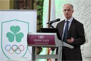 23 October 2019; The Olympic Federation of Ireland hosted a dinner for the CEOs and Presidents of their member federations on the 23 October at the Crowne Plaza in Blanchardstown. The evening included an overview of activities that are taking place within the organisation, and also a detailed update on the progression of preparation for the Tokyo Olympics. In attendance at the dinner is Eric Brady from Hockey Ireland.  Photo by Matt Browne/Sportsfile